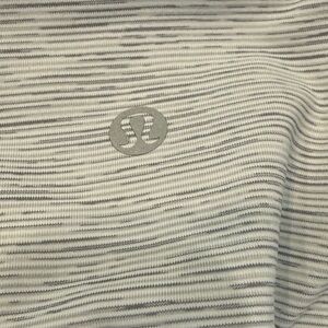 lululemon athletica Gray Striped Leggings